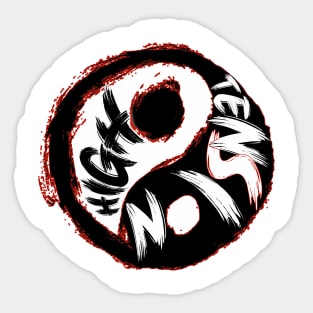 High Tension Yin/Yang Logo Sticker